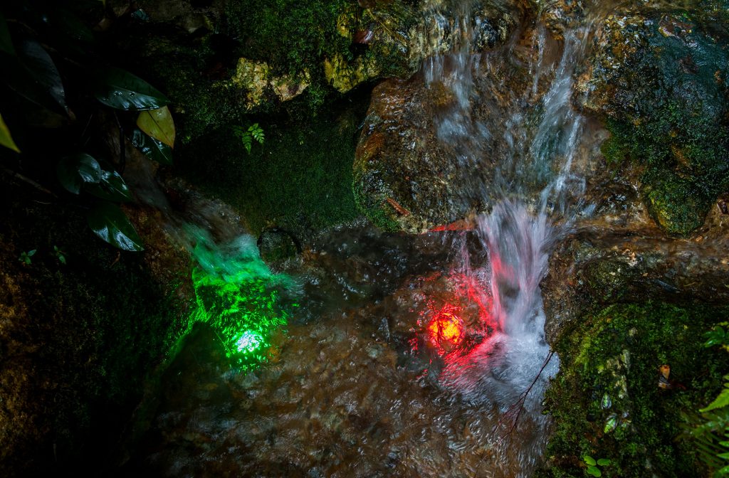 waterfall lights