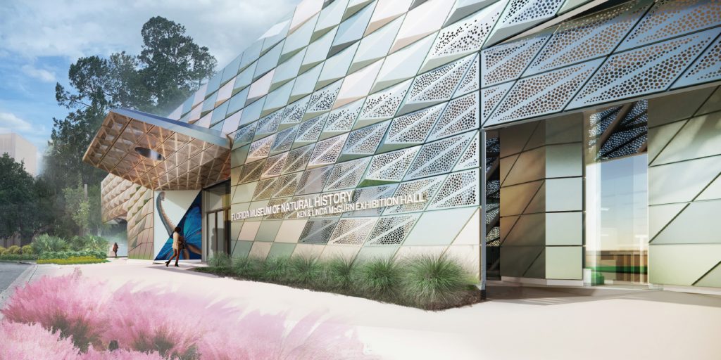 rendering of metallic front of building