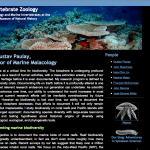 Paulay Lab website screenshot
