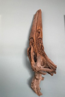 carved driftwood