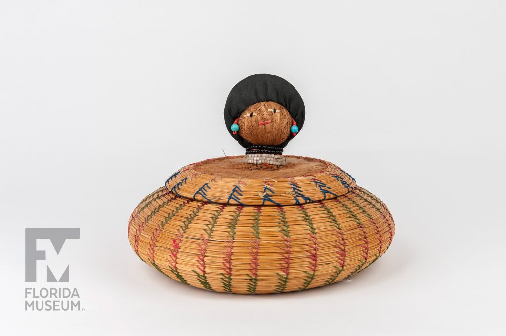 Sweetgrass Basket with Doll Lid