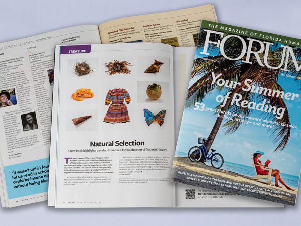 Forum magazine on a white background