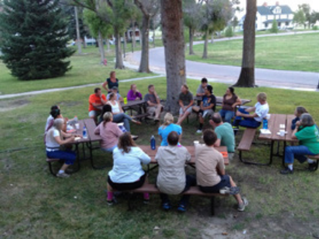 Group event at Fort Robinson