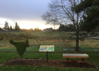 Interpretive display at the High School funded by NARG and other community members
