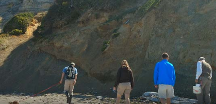 NARG members collecting at Beverly Beach in Oregon