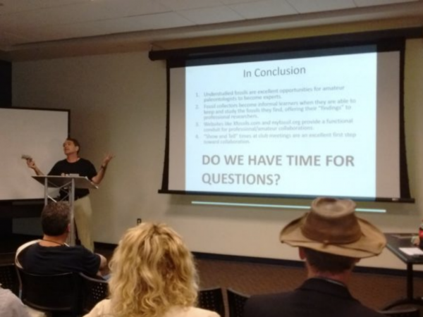 The take home messages from my talk. Photo credit: Dr. Michael Vendrasco