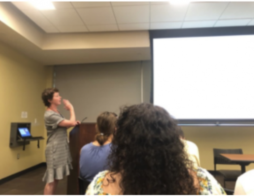 Denise Porcello, Panelist on Accomplishments and Outcomes: Harnessing Digital Platforms and In Person Events to Foster Community Relationships. Photo courtesy of Jennifer Broo