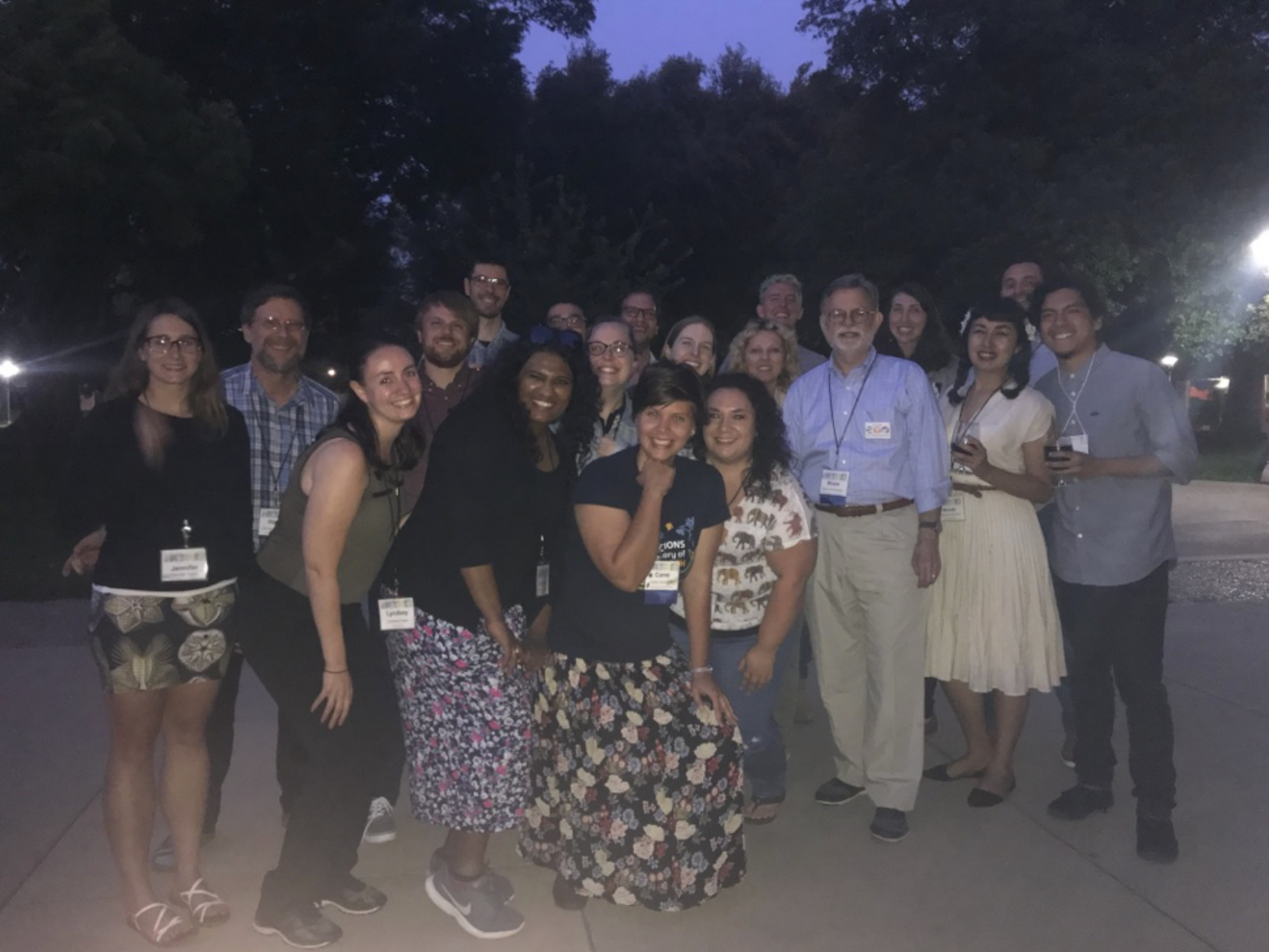 The Florida Museum of Natural History group at the NAPC evening banquet.