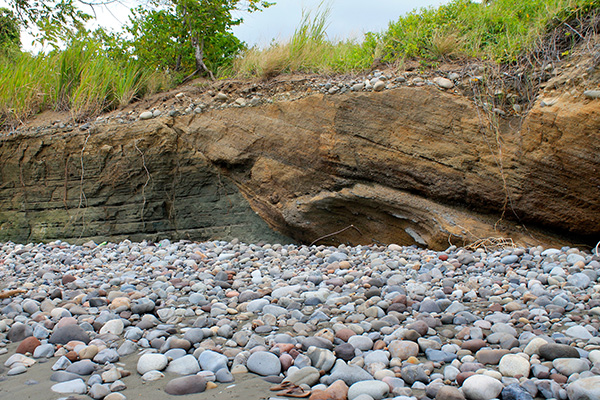 formation showing different layers of rock at different angles