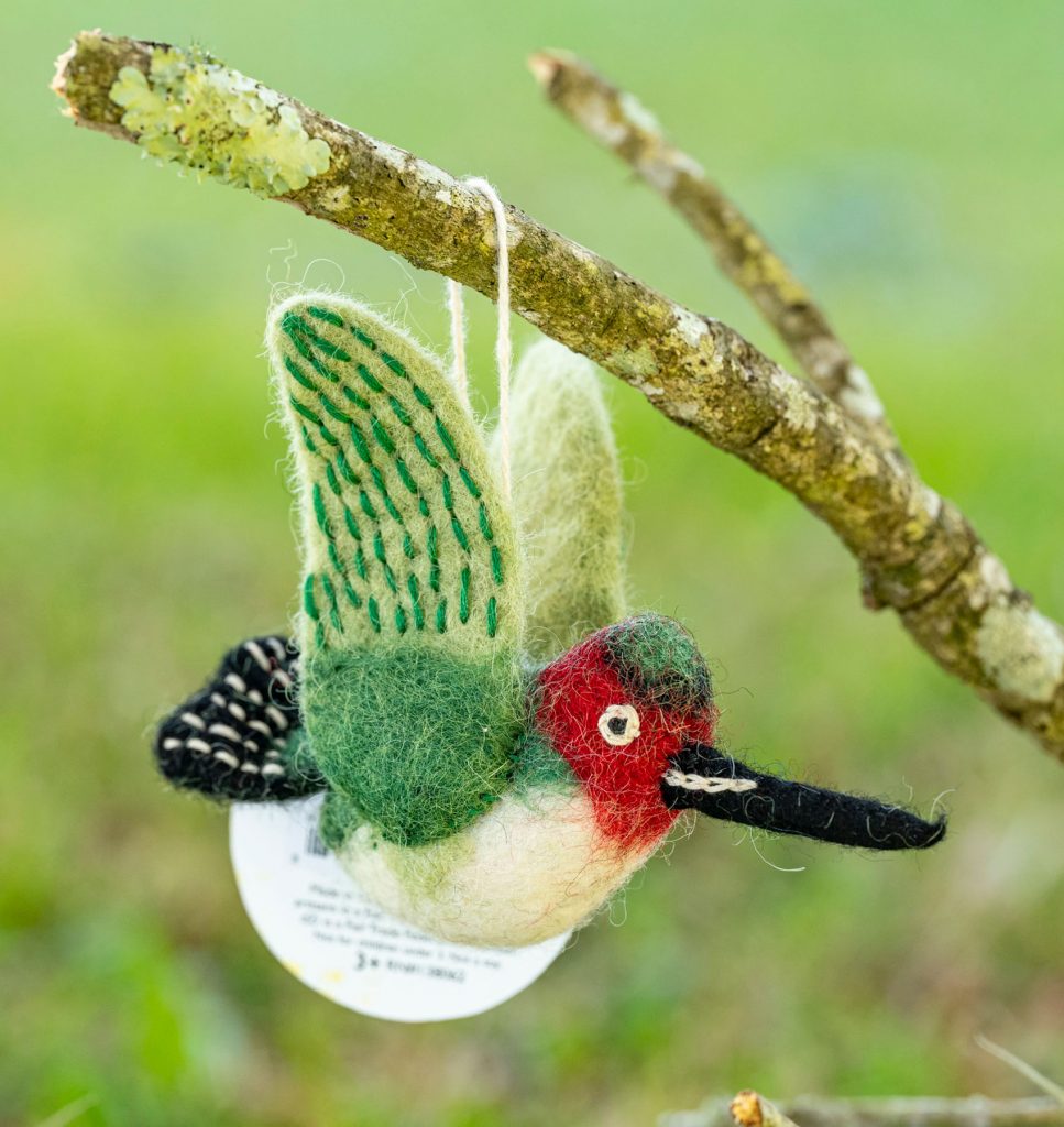 hummingbird ornament