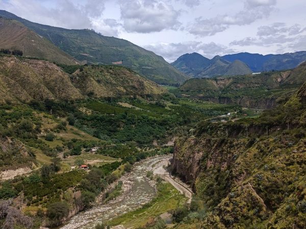 Field work site in Ecuador