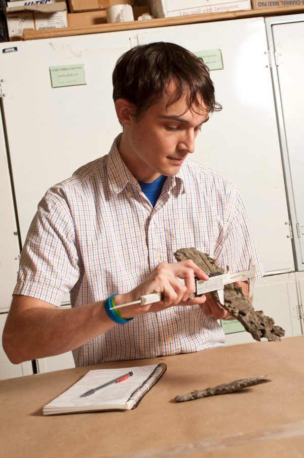 Alex Hastings measuring jaw