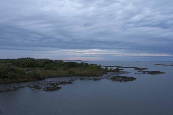 cloudy sunset at Cedar Key