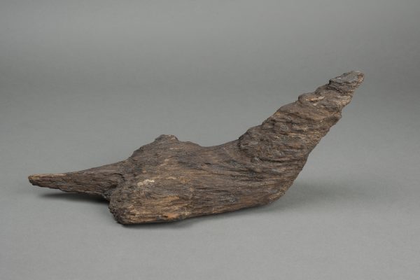 wooden otter sculpture