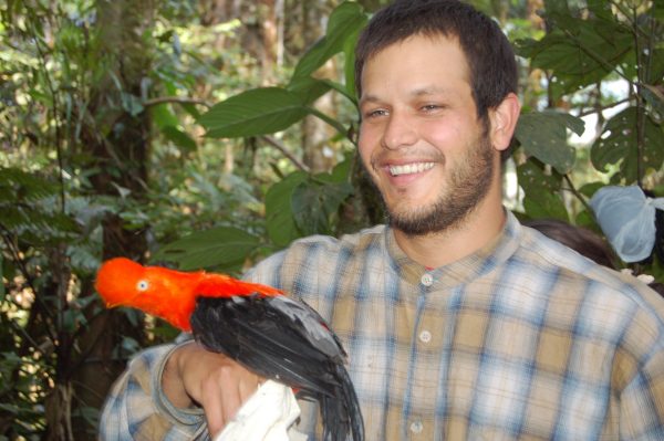 Londono holding bird