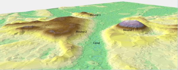 LIDAR image of Mound Key