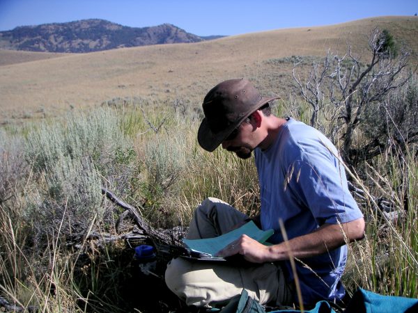 Miller working in the field