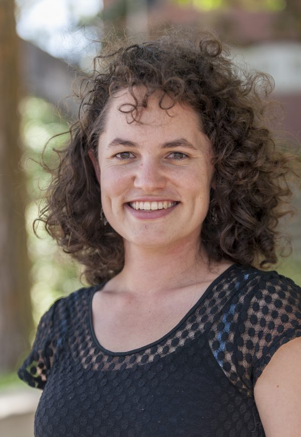 Natasha Vitek, a biology doctoral student, received the Austin Award for her work on species variation. Florida Museum photo by Kristen Grace Natasha Vitek, a biology doctoral student, received the Austin Award for her work on species variation. Florida Museum photo by Kristen Grace