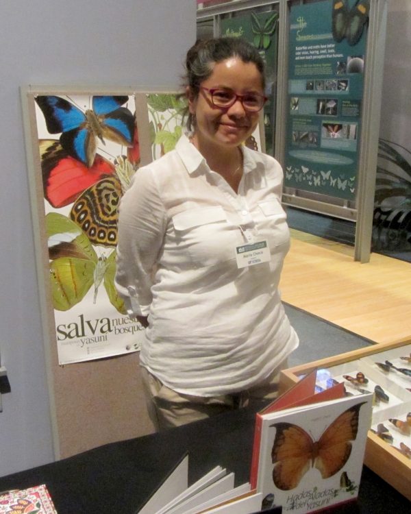 María Fernanda Checa received the Austin Award for her work on butterfly diversity in Ecuador. Photo courtesy of María Fernanda Checa María Fernanda Checa