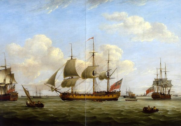 A warship