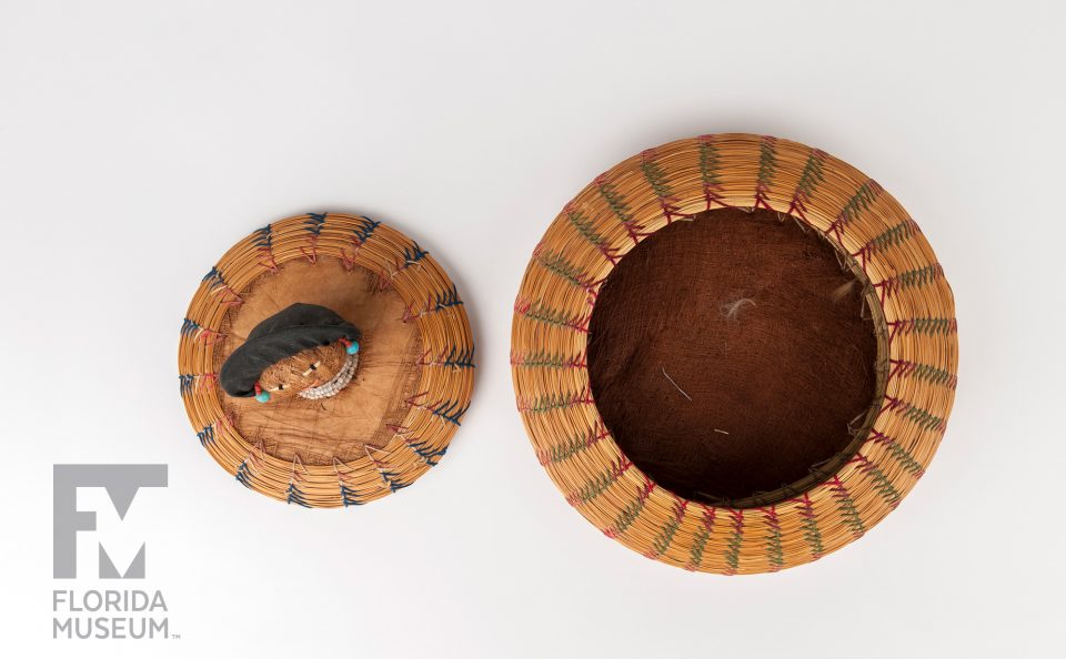 Sweetgrass Basket with Doll Lid