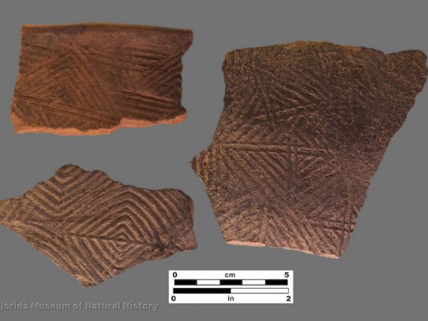 3 sherds with triangular patterns