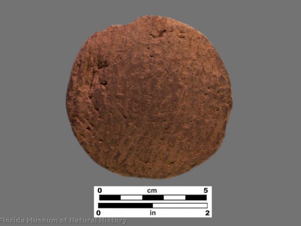1 disc formed from base sherd of a vessel