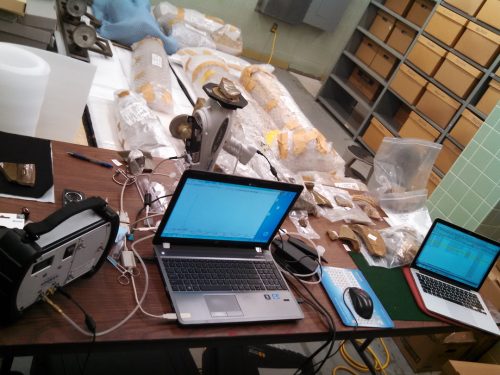 XRF analysis of sherds