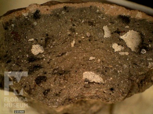 Lamar-like clay ball cross-section