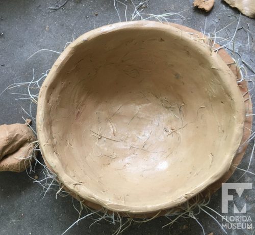 Smooth interior of bowl