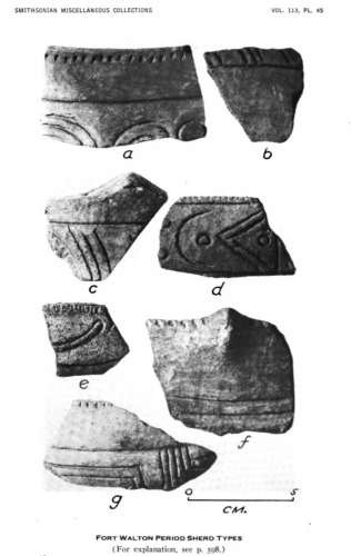 Page of sherds from Willey 1949