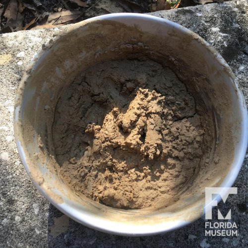 bowl of globby clay