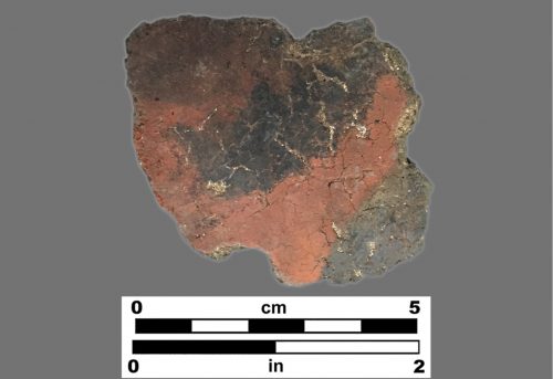 Sherd net weight with notched edges