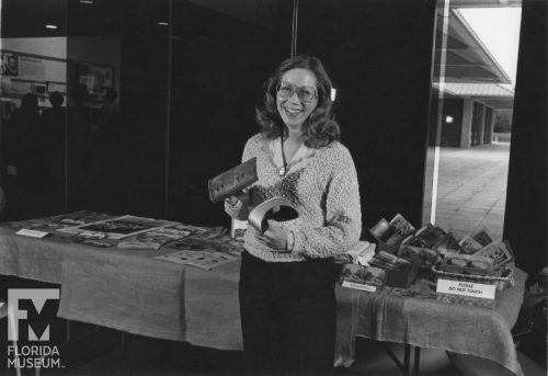 woman with collection in 1983