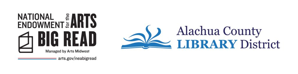 NEA and Alachua County Library Logos