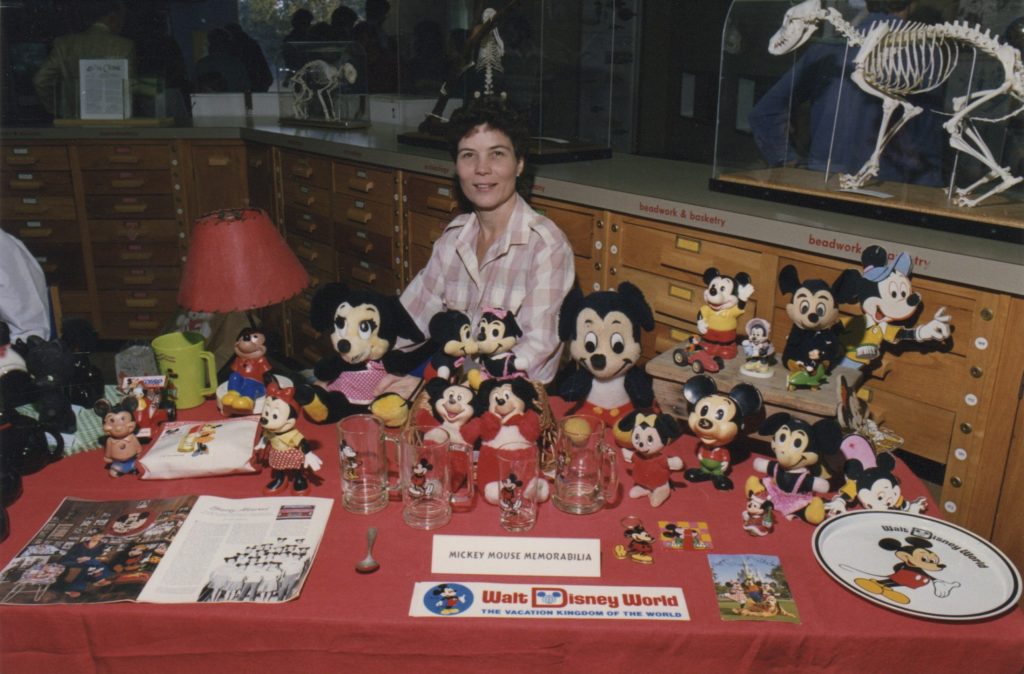 A Mickey Mouse collection and collector.