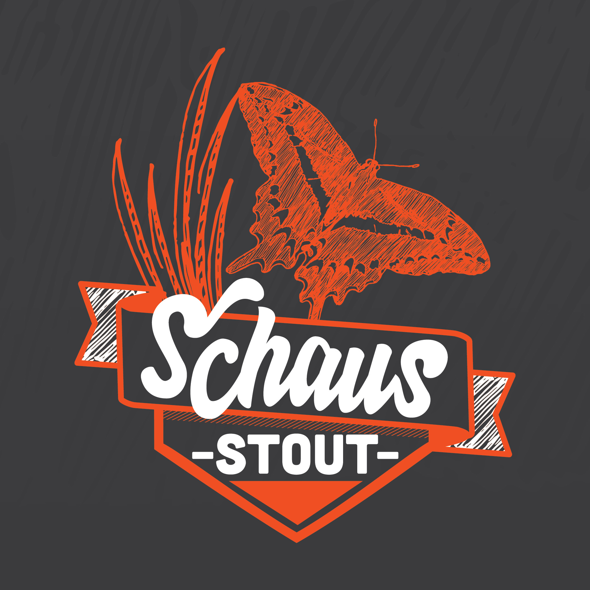 Schaus Stout beer logo
