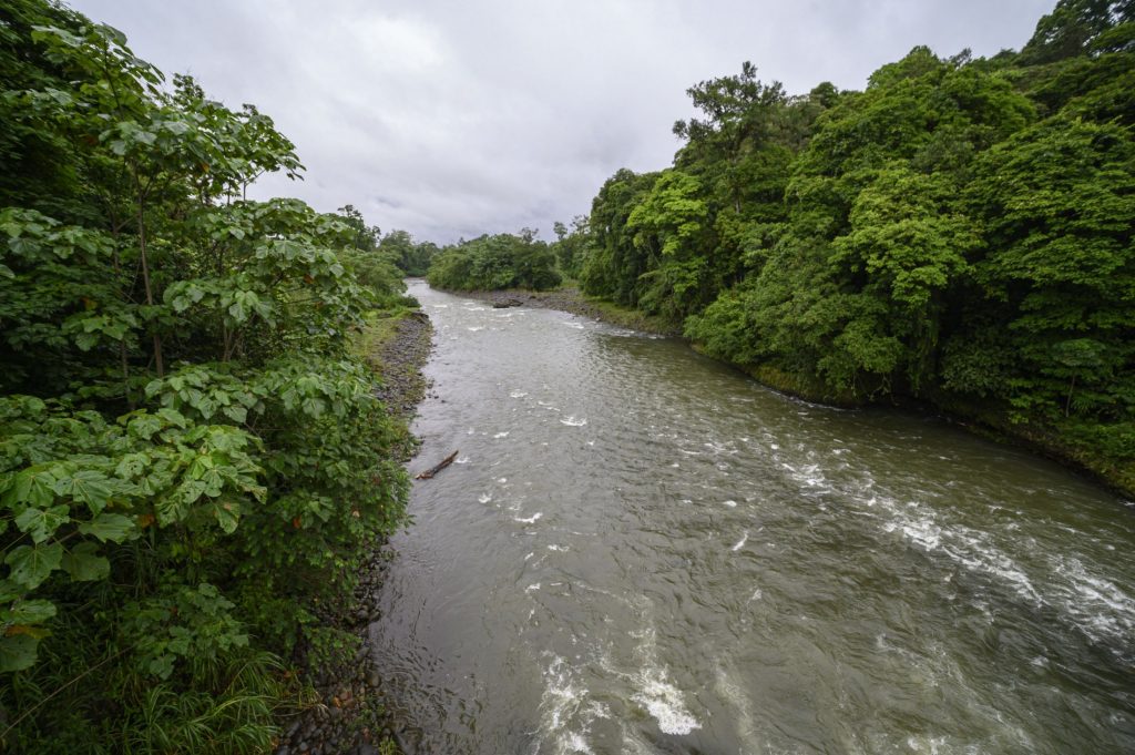 A view of the Sarapiqui River in Costa Rica.