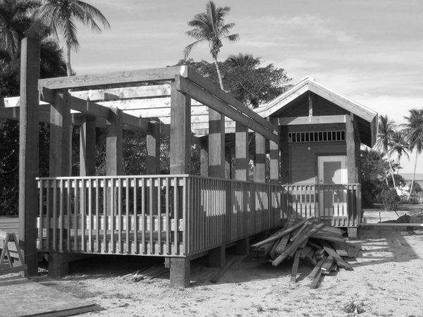 photo of building with porch