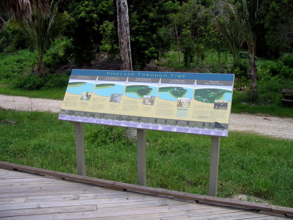 trail display sign