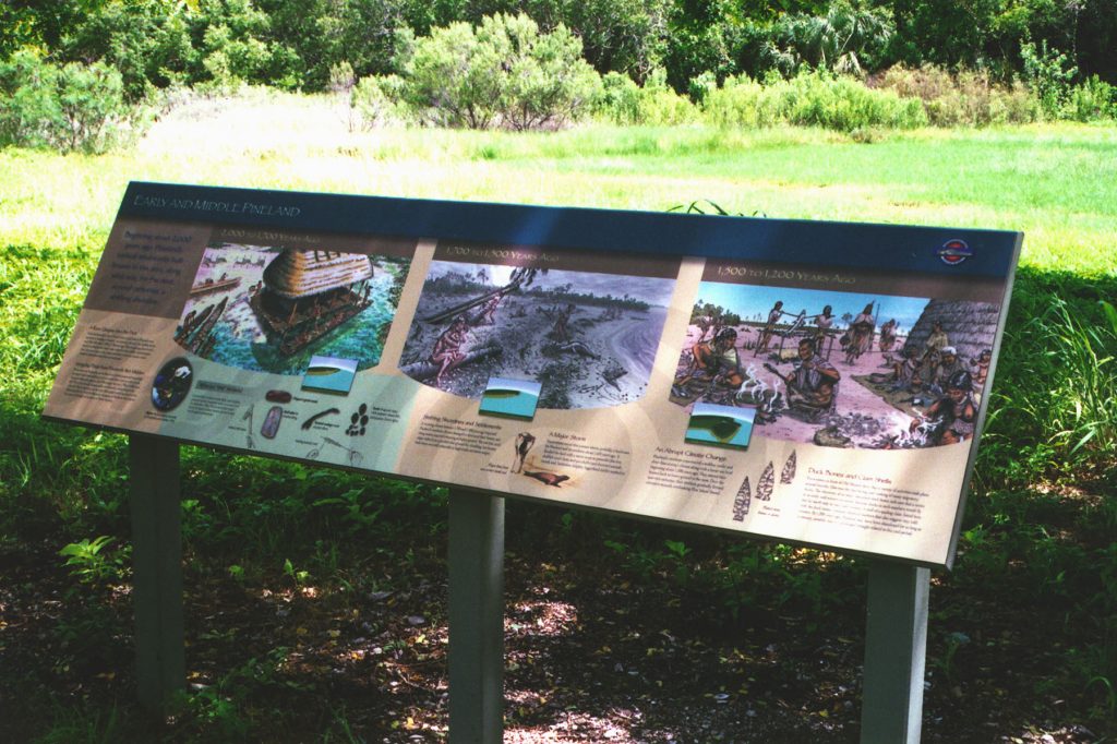 trail display sign