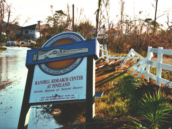 RRC sign after the hurricane