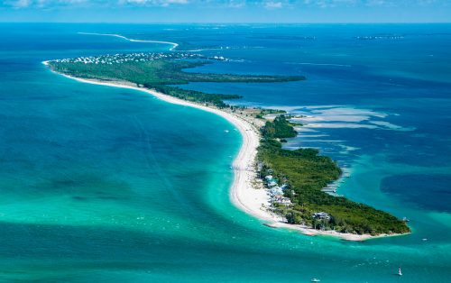 aerial view of North Captiva Island