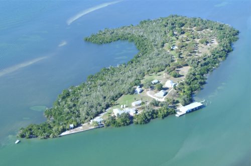 aerial view of Mondongo Island