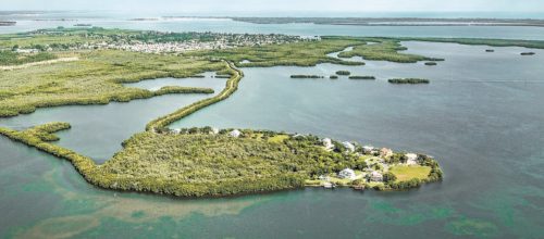 aerial view of Galt Island