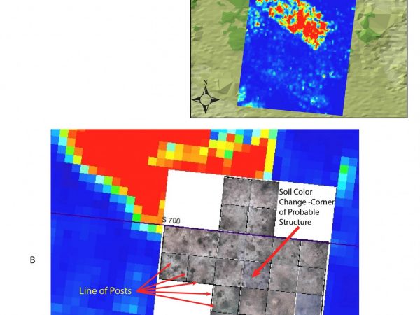 penetrating radar slice map