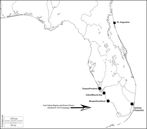 line drawing map of Florida