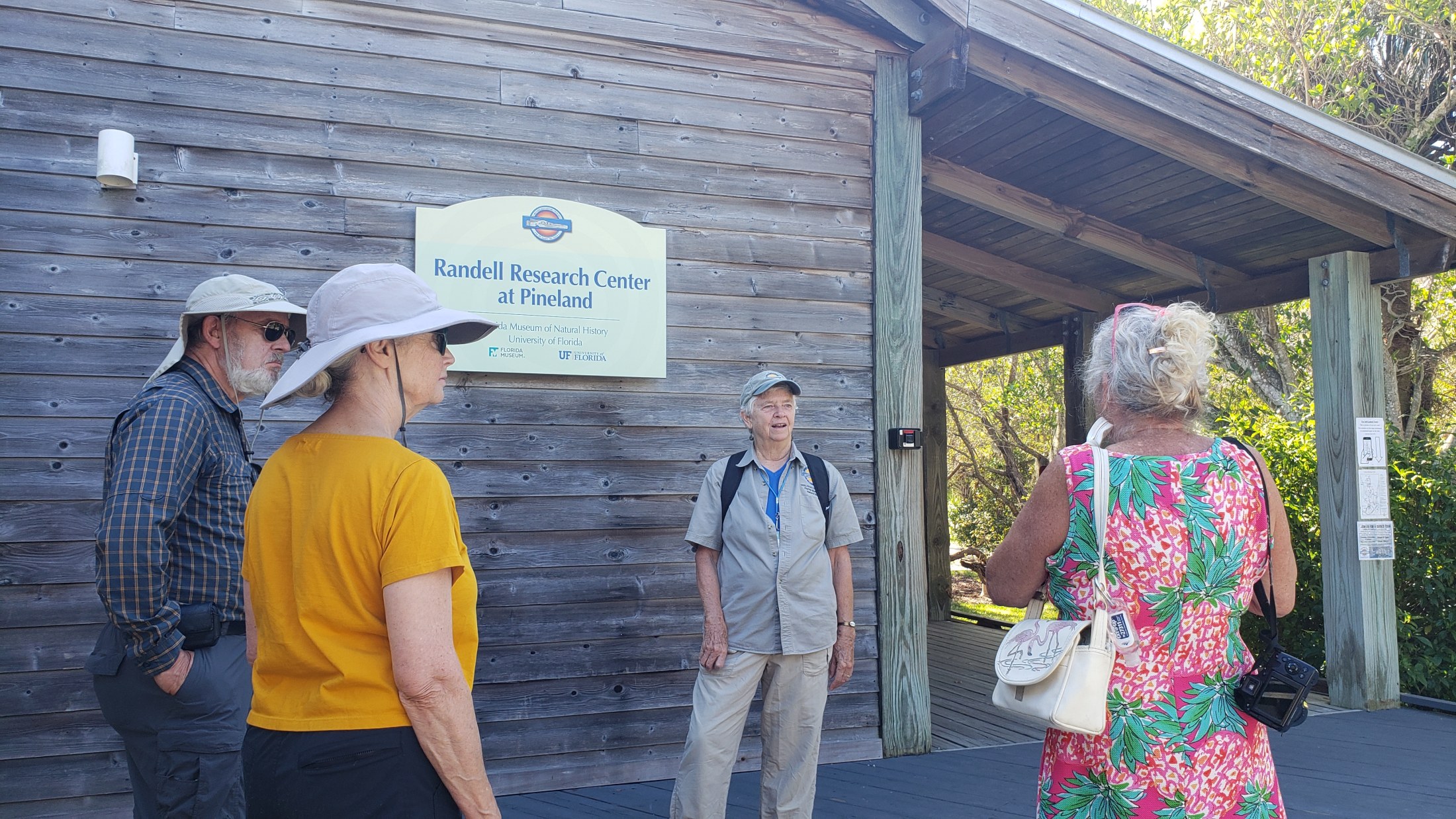 docent leading tour at the Calusa Heritage Trail