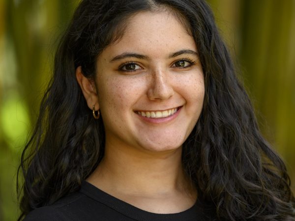 portrait of woman with dark hair