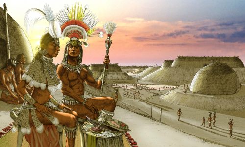 illustration of Calusa Society - On Top of World